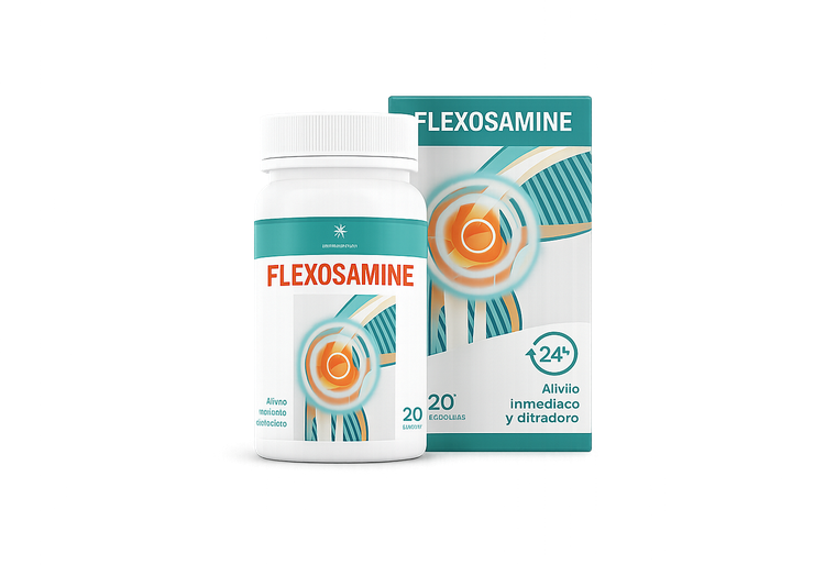 Envase de Flexosamine en cápsulas